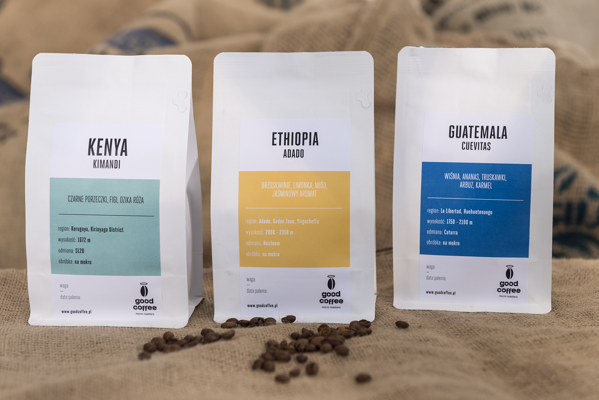 świeżo palona kawa od Good Coffee micro roasters